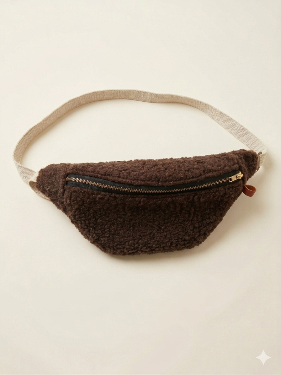 Sac banane en laine