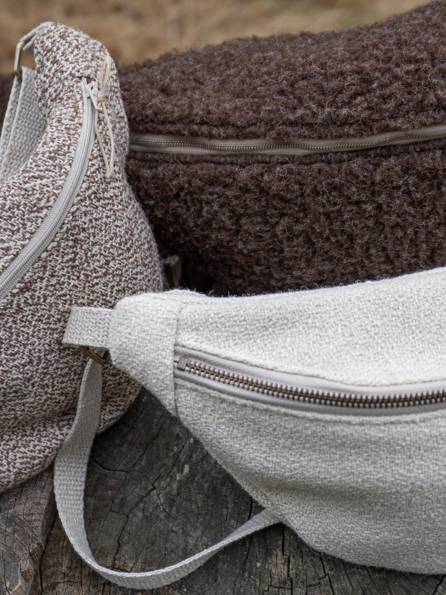 Sac banane en laine