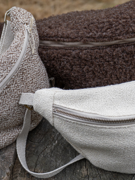 Sac banane en laine