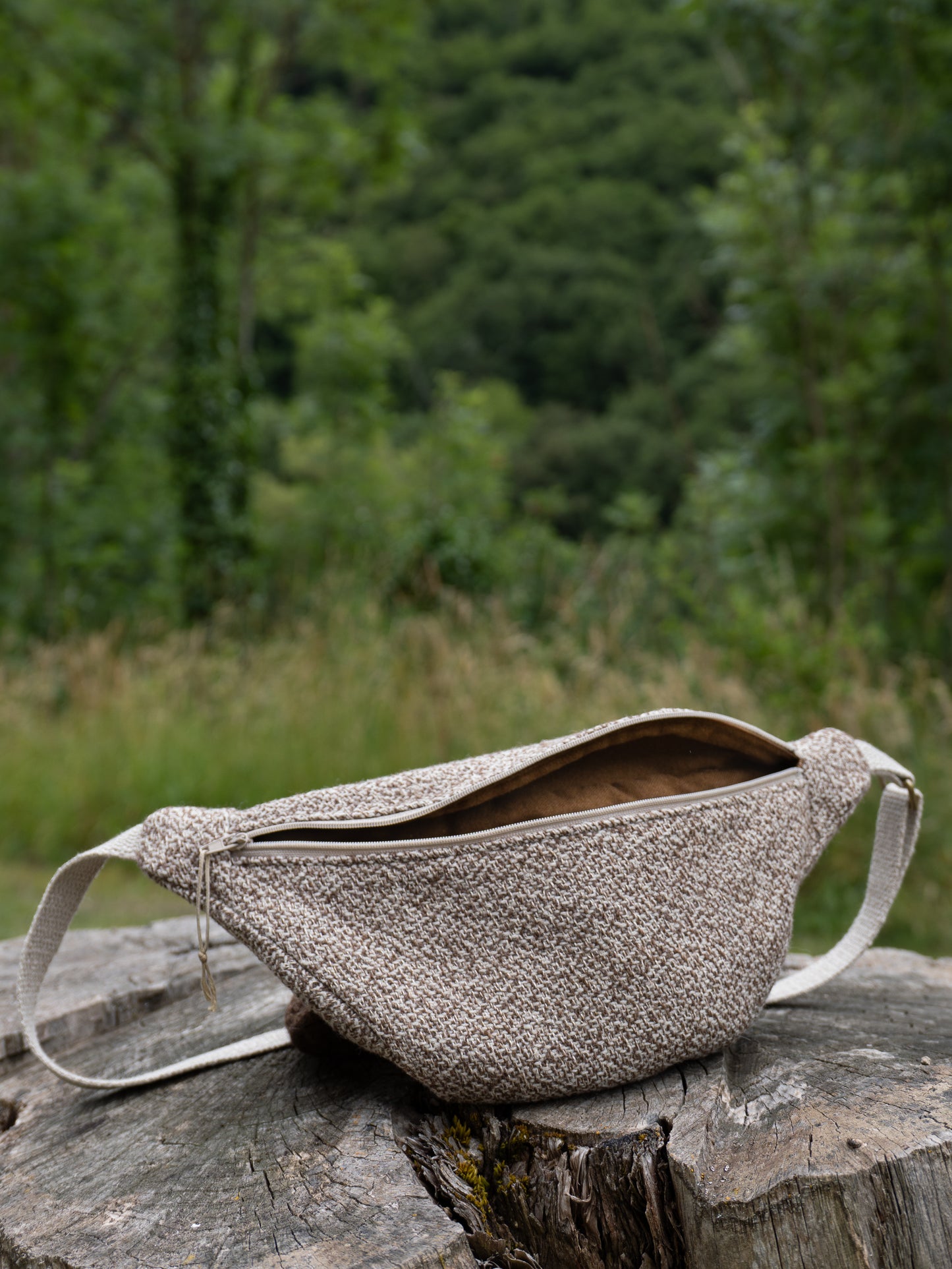 Sac banane en laine