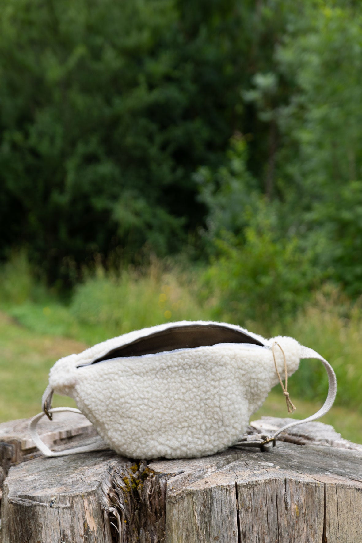 Sac banane en laine